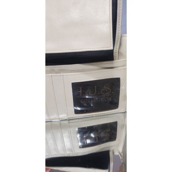 L.J.S Collection Wallet Purse Bag Handbag Beige Small - Picture 7 of 10